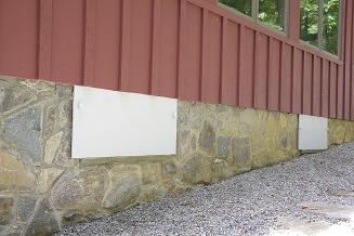 Airtight crawl space doors in Grunthal