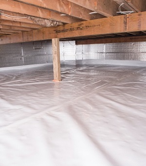 Installed crawl space insulation in Indian Head 