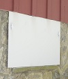 head-on view of one of our doors installed in Grunthal for crawl spaces