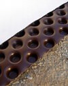 Crawl space drainage matting in a home in Moosomin, Saskatchewan and Manitoba