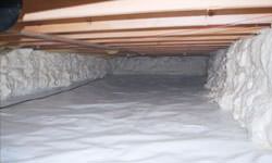 A clean, insulated crawl space in White City, Saskatchewan and Manitoba