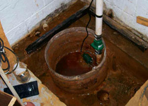 Extreme clogging and rust in a Fort Qu'Appelle  sump pump system