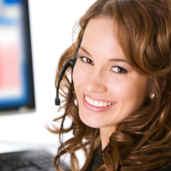 A basement waterproofing customer service specialist in Dauphin scheduling an appointment.