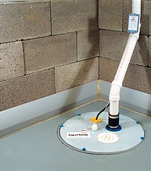 A baseboard basement drain pipe system installed in Esterhazy