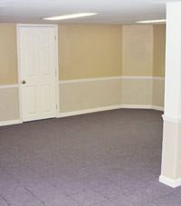 Plastic 20-mil vapor barrier for dirt basements, Moosomin, Saskatchewan and Manitoba installation