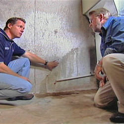 creating a basement waterproofing system with contractors in Carlyle